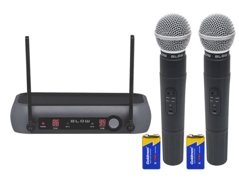 33-002# MIKROFON PRM902 BLOW - BEZ PRZEWODOWY - 2 MIKROFONY 33-002# MIKROFON PRM902 BLOW - BEZ PRZEWODOWY - 2 MIKROFONY