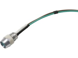 3539# DIODA LED 5MMB (NIEBIESKA MIGAJĄCA 12V) KONTROLKA Z  PRZEWODEM