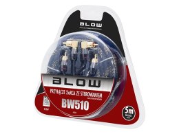 4434# PRZYŁĄCZE 2xRCA 6MM 5M KĄTOWE +STEROWNIK HI-END