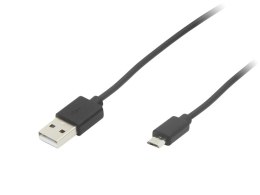 66-113# PRZYŁĄCZE USB A - MICRO B 1M CZARNE Hq ZWIESZKA