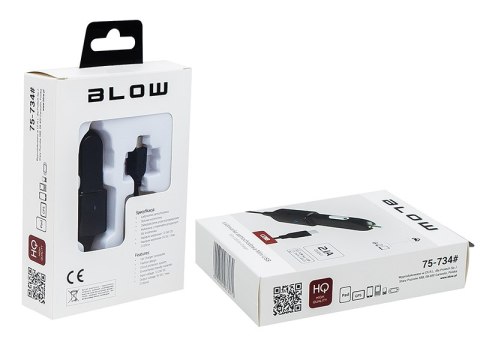75-734# ŁADOWARKA SAMOCHODOWA5V 2,1A 12-24VMINI USB 75-734# ŁADOWARKA SAMOCHODOWA5V 2,1A 12-24VMINI USB