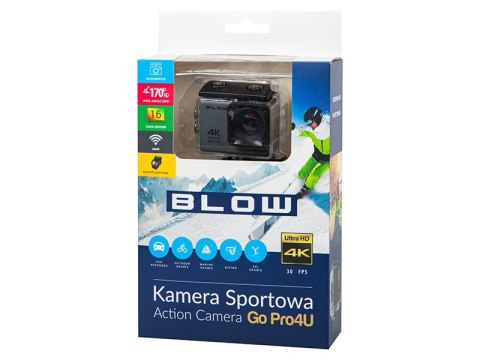 78-538# KAMERA S PORTOWA ACTION CAMERA GO PRO4U 4K WIFI 78-538# KAMERA S PORTOWA ACTION CAMERA GO PRO4U 4K WIFI