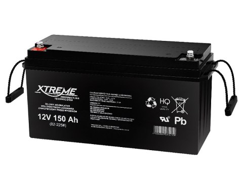 82-225# AKUMULATOR ŻELOWY 12V/150AH xTREME 490x240x165_8