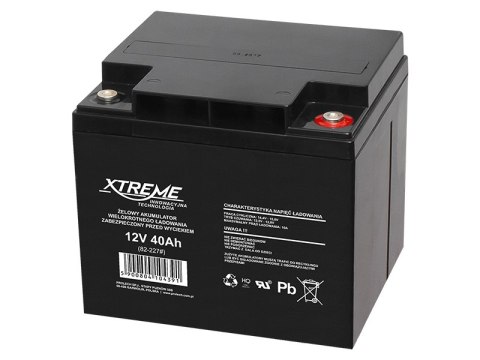 82-227# AKUMULATOR ŻELOWY 12V 40AH xTREME 195x172x165_6 82-227# AKUMULATOR ŻELOWY 12V 40AH xTREME 195x172x165_6