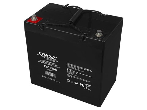 82-228# AKUMULATOR ŻELOWY 12V 55AH xTREME 227x207x137_6 82-228# AKUMULATOR ŻELOWY 12V 55AH xTREME 227x207x137_6