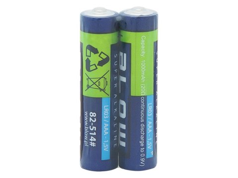 82-514# BATERIA BLOW SU PER ALKALINE AAA LR3 2SZT 82-514# BATERIA BLOW SU PER ALKALINE AAA LR3 2SZT
