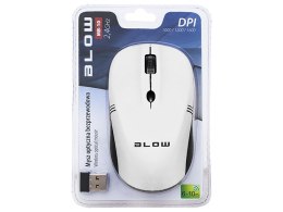 84-001# MYSZ O PTYCZNA BEZ PRZEWODOWA BLOW MB-10 BIAŁA