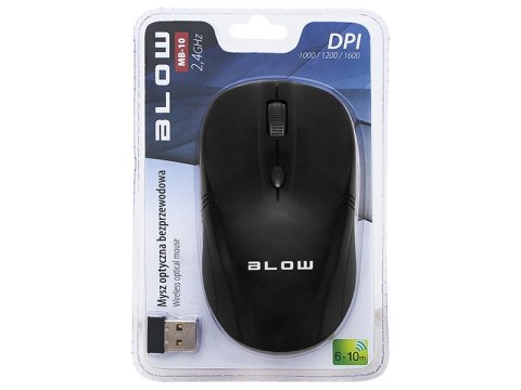 84-002# MYSZ O PTYCZNA BEZ PRZEWODOWA BLOW MB-10 CZARNA 84-002# MYSZ O PTYCZNA BEZ PRZEWODOWA BLOW MB-10 CZARNA