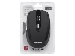 84-005# MYSZ O PTYCZNA BEZ PRZEWODOWA BLOW MB-11 CZARNA
