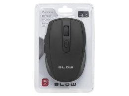 84-006# MYSZ O PTYCZNA BEZ PRZEWODOWA BLOW MB-12 CZARNA