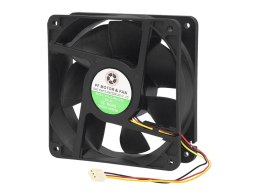 85-129# WENTYLATOR 120x38MM 12V ŚLIZGOWY 3- PRZEWODOWY