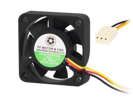85-411# WENTYLATOR 40x10MM 24V KULKOWY 3- PRZEWODOWY