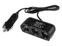 96-867# ROZGAŁĘŹNIK ZA PALNICZKI SAMOCHODOWEJ 1xWTYK/3xGNIAZDO+KABEL CS-32