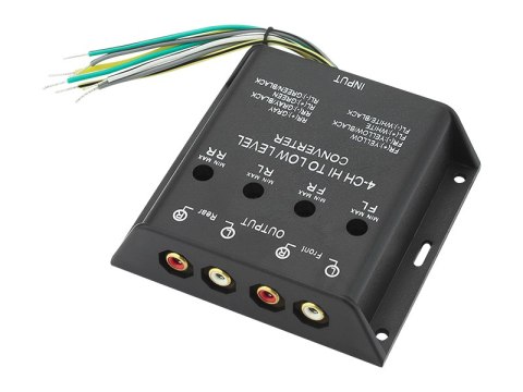 0275# KONWERTER POZIOMU SYGNAŁU AUDIO 4 KANAŁY 0275# KONWERTER POZIOMU SYGNAŁU AUDIO 4 KANAŁY