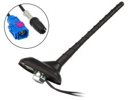 22-707# ANTENA FM/G PS VW GROU P RAKU SAMOCHODOWA MASZT 20 CM