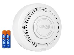 50-642# DETEKTOR CZUJNIK DYMU TD30 2xAAA WIFI TUYA