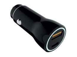 75-755# ŁADOWARKA SAMOCHODOWA GNIAZDO USB+USB-C 36W G36W