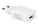 76-003# ŁADOWARKA SIECIOWA GNIAZDO USB qC3.0 18W 76-003# ŁADOWARKA SIECIOWA GNIAZDO USB qC3.0 18W