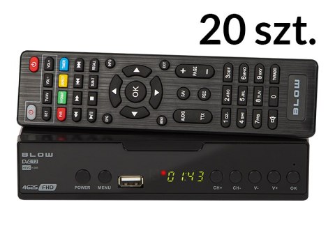 77-060# DEKODER TUNER DVB-T2 BLOW 4625FHD O PAKOWANIE V2 77-060# DEKODER TUNER DVB-T2 BLOW 4625FHD O PAKOWANIE V2