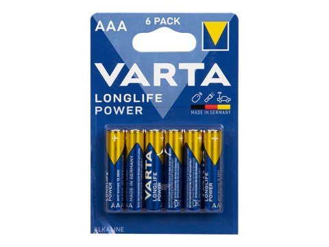82-542# BATERIA ALKALICZNA AAA 1.5 LR3 VARTA LONGLIFE  POWER