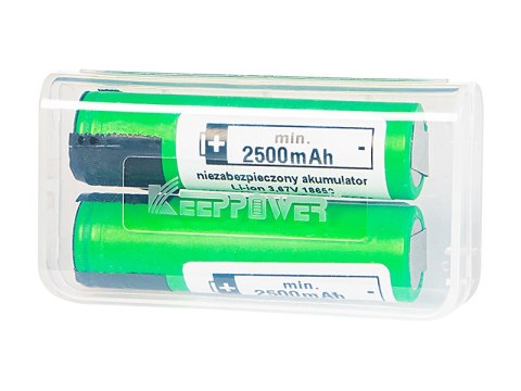 85-598# AKUMULATOR 18650 LI-ION 2SZT 2600MAH BLASZKI 3,6V SONY/MURATA + BOx 85-598# AKUMULATOR 18650 LI-ION 2SZT 2600MAH BLASZKI 3,6V SONY/MURATA + BOx