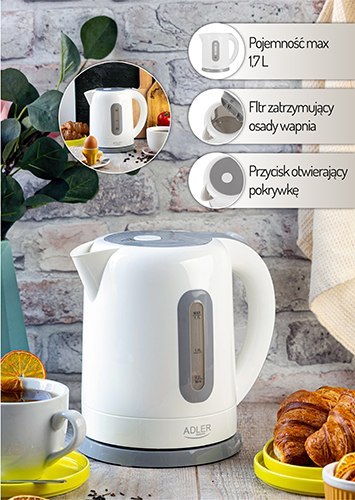 AD 1234 CZAJNIK PLASTIKOWY 1,7 L AD 1234 CZAJNIK PLASTIKOWY 1,7 L
