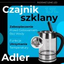 AD 1247 CZAJNIK SZKLANY 1,7 L Z REGULACJĄ TEM P.