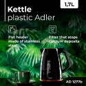 AD 1277 BLACK CZAJNIK  PLASTIKOWY 1,7 L