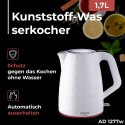AD 1277 WHITE CZAJNIK  PLASTIKOWY 1,7 L