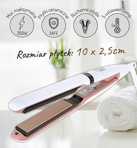 AD 2321 PROSTOWNICA - CERAMICZNA Z KONTROLĄ TEM PERATURY AD 2321 PROSTOWNICA - CERAMICZNA Z KONTROLĄ TEM PERATURY