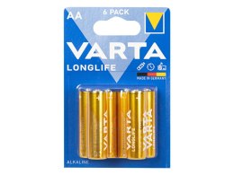82-584# BATERIA ALKALICZNA AA 1.5 LR6 VARTA LONGLIFE