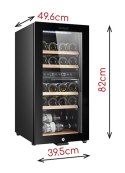 AD 8080 LODÓWKA NA WINO 24 BUTELKI/ 60 LITRÓW