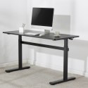 BIURKO RĘCZNA REGULACJA WYS ERGO OFFICE, MAx 40 KG, MAx WYS 117CM, Z BLATEM DO  PRACY STOJĄCO SIEDZĄCEJ, ER-401 B