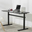 BIURKO RĘCZNA REGULACJA WYS ERGO OFFICE, MAx 40 KG, MAx WYS 117CM, Z BLATEM DO  PRACY STOJĄCO SIEDZĄCEJ, ER-401 B