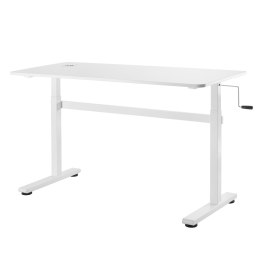 BIURKO RĘCZNA REGULACJA WYS ERGO OFFICE, MAx 40 KG, MAx WYS 117CM, Z BLATEM DO  PRACY STOJĄCO SIEDZĄCEJ, ER-401 W