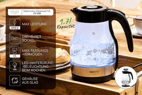 CR 1300 CZAJNIK SZKLANY 1,7 L CR 1300 CZAJNIK SZKLANY 1,7 L