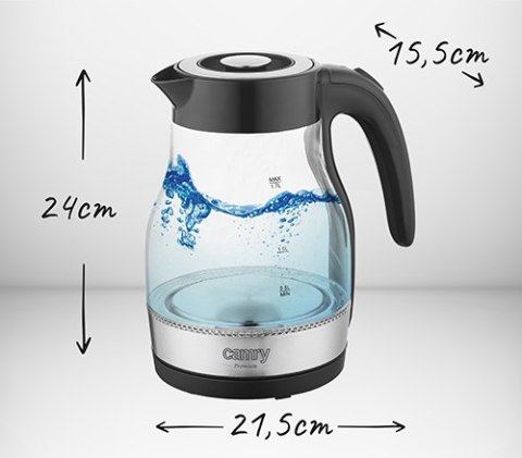 CR 1300 CZAJNIK SZKLANY 1,7 L CR 1300 CZAJNIK SZKLANY 1,7 L