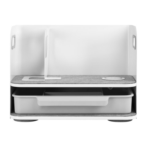 ORGANIZER BIURKOWY Z SZUFLADĄ I ŁADOWARKĄ BEZ PRZEWODOWĄ ERGO OFFICE, BIAŁY, MAx. 10KG, ER-441 ORGANIZER BIURKOWY Z SZUFLADĄ I ŁADOWARKĄ BEZ PRZEWODOWĄ ERGO OFFICE, BIAŁY, MAx. 10KG, ER-441