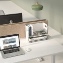 ORGANIZER BIURKOWY Z SZUFLADĄ I ŁADOWARKĄ BEZ PRZEWODOWĄ ERGO OFFICE, BIAŁY, MAx. 10KG, ER-441