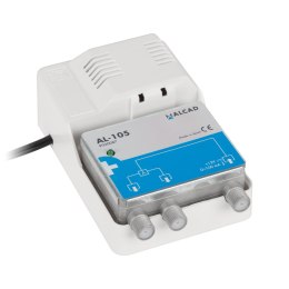 ROZGAŁĘŹNIK ANTENOWY SZEROKO PASMOWY Z ZASILACZEM 12V DO ANTENY AKTYWNEJ AL-105 ALCAD