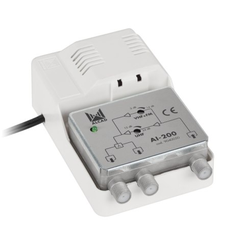 WZMACNIACZ ANTENOWY SZEROKO PASMOWY AI-200 ALCAD WZMACNIACZ ANTENOWY SZEROKO PASMOWY AI-200 ALCAD