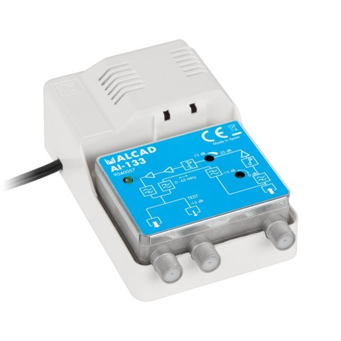 WZMACNIACZ ANTENOWY WEWNĘTRZNY CATV (RP 65 MHZ) AI-133 ALCAD