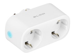 72-072# INTELIGENTNE GNIAZDKO  PODWÓJNE STEROWANE WIFI TUYA BIAŁE