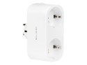 72-072# INTELIGENTNE GNIAZDKO  PODWÓJNE STEROWANE WIFI TUYA BIAŁE