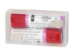 85-593# AKUMULATOR 18650 LI-ION 3500 BLASZKI 2SZ 3,6V SAMSUNG BOx