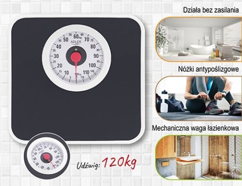 AD 8178 WAGA ŁAZIENKOWA - MECHANICZNA AD 8178 WAGA ŁAZIENKOWA - MECHANICZNA