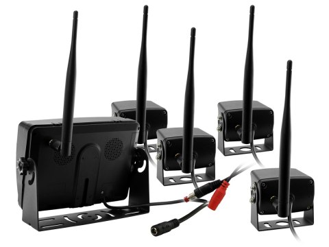 MONITOR REJESTRATOR SAMOCHODOWY LCD 7CALI AHD Z OBSŁUGĄ 4 BEZ PRZEWODOWYCH KAMER 12V 24V MONITOR REJESTRATOR SAMOCHODOWY LCD 7CALI AHD Z OBSŁUGĄ 4 BEZ PRZEWODOWYCH KAMER 12V 24V