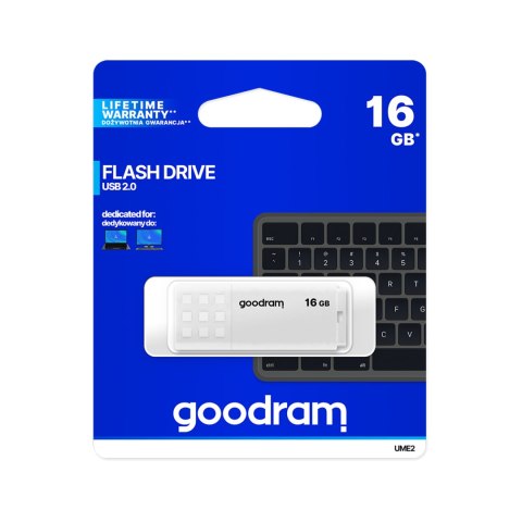 PENDRIVE GOODRAM USB 2.0 16GB BIAŁY PENDRIVE GOODRAM USB 2.0 16GB BIAŁY