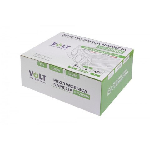PRZETWORNICA NA PIĘCIA VOLT I PS 2000 N 12/230V (1000/2000W) + USB PRZETWORNICA NA PIĘCIA VOLT I PS 2000 N 12/230V (1000/2000W) + USB