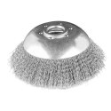 SZCZOTKA DRUCIANA DO KOSY S PALINOWEJ 150 x 25,4 MM, MIĘKKA, DRUTY FALOWANE